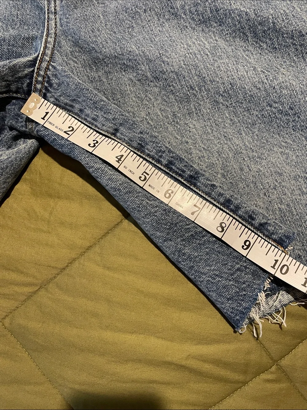Joe's Jeans The Ryan woman Medium Blue Raw-Hem Denim Shorts size 28